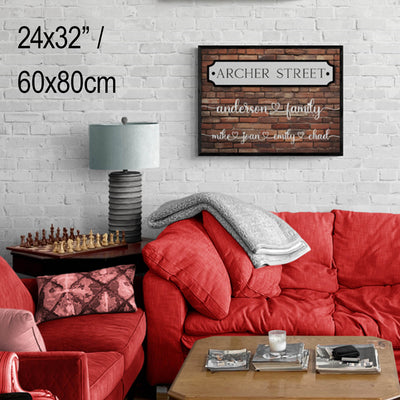 Street or Town Sign Custom Artwork