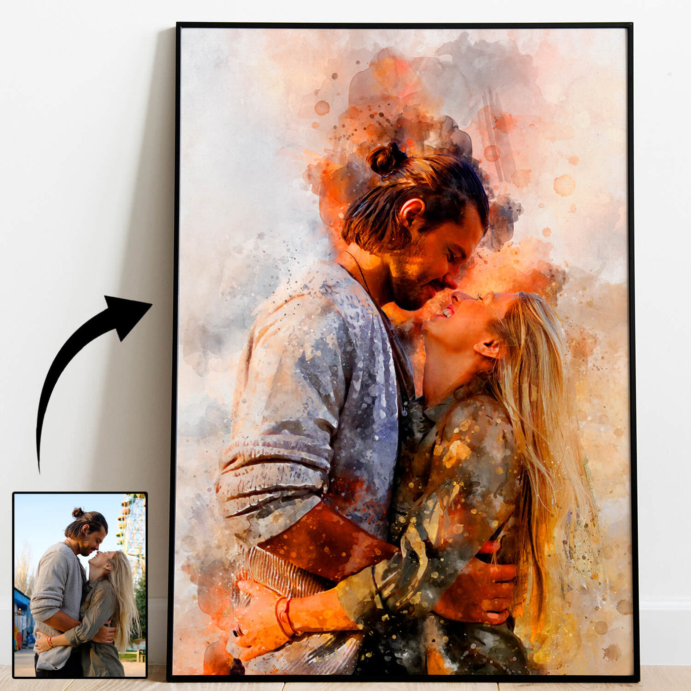 Personalised Watercolour Portrait (Australia)