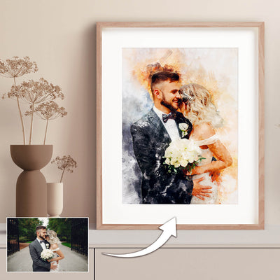 Personalised Watercolour Portrait (Australia)