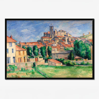 "Gardanne" by Paul Cézanne on Canvas, Framed Canvas, Acrylic, Framed Prints or Print-only