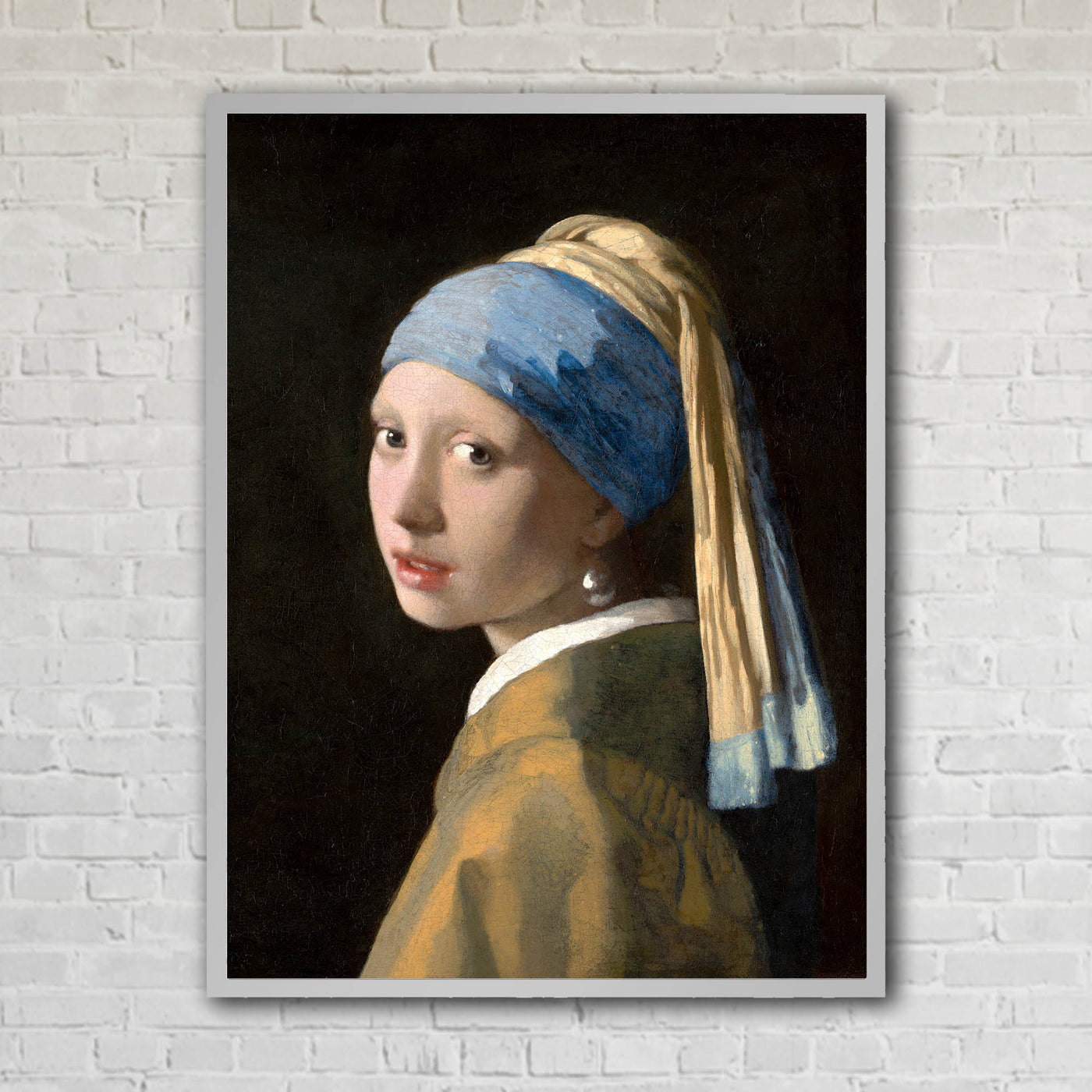 "Girl with a Pearl Earring" by Johannes Vermeer on Framed Prints, Canvas, Aluminium, Acrylic or Print-only