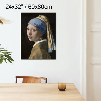 "Girl with a Pearl Earring" by Johannes Vermeer on Framed Prints, Canvas, Aluminium, Acrylic or Print-only