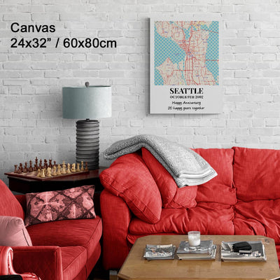 Map Location Custom Artwork