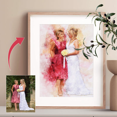 Personalised Watercolour Portrait (Australia)