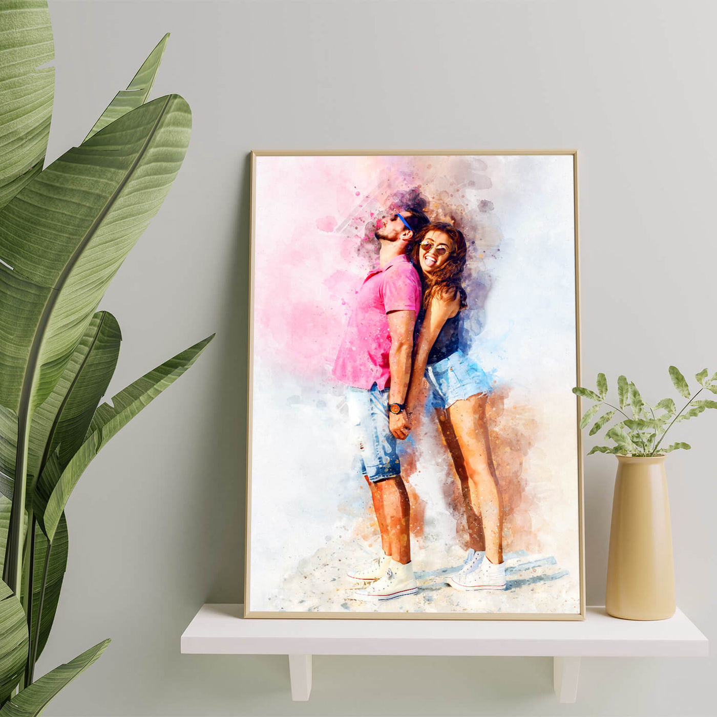 Personalised Watercolour Portrait (Australia)