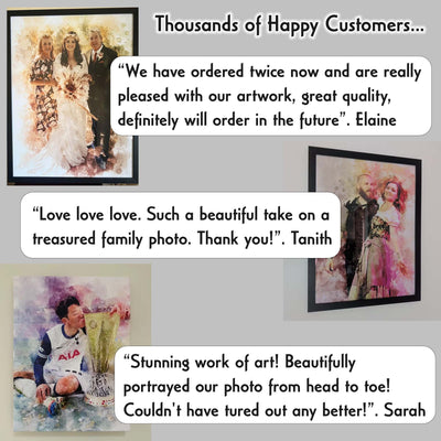Personalized Watercolor Portrait