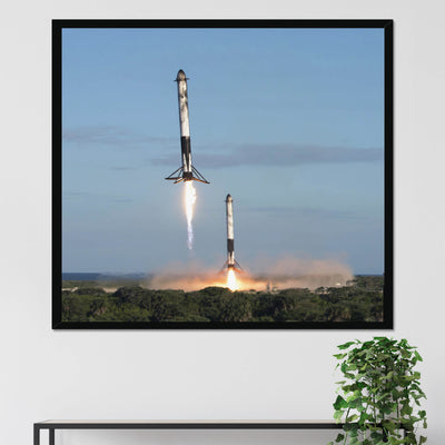 SpaceX Falcon 9 Boosters Landing