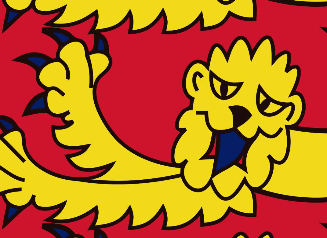 "Three Lions Royal Standard of England" on Framed Prints, Canvas, Framed Canvas, Acrylic or Print-only