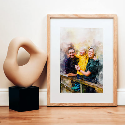 Personalised Watercolour Portrait (Australia)