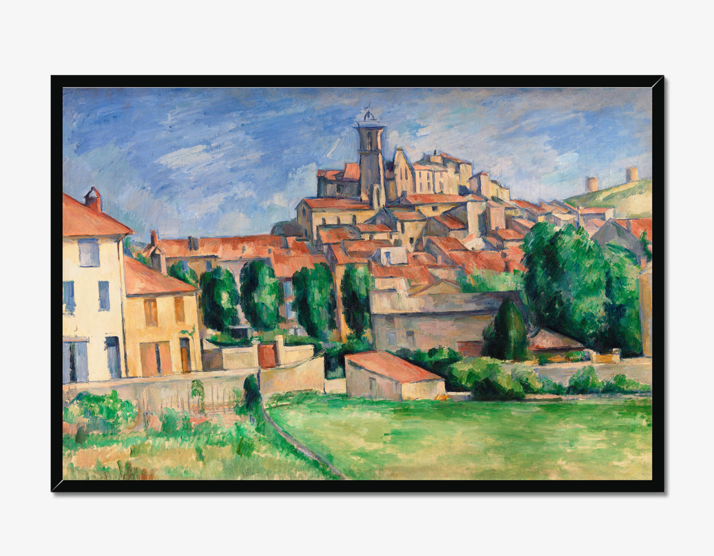 "Gardanne" by Paul Cézanne on Canvas, Aluminium, Acrylic, Framed Prints or Print-only