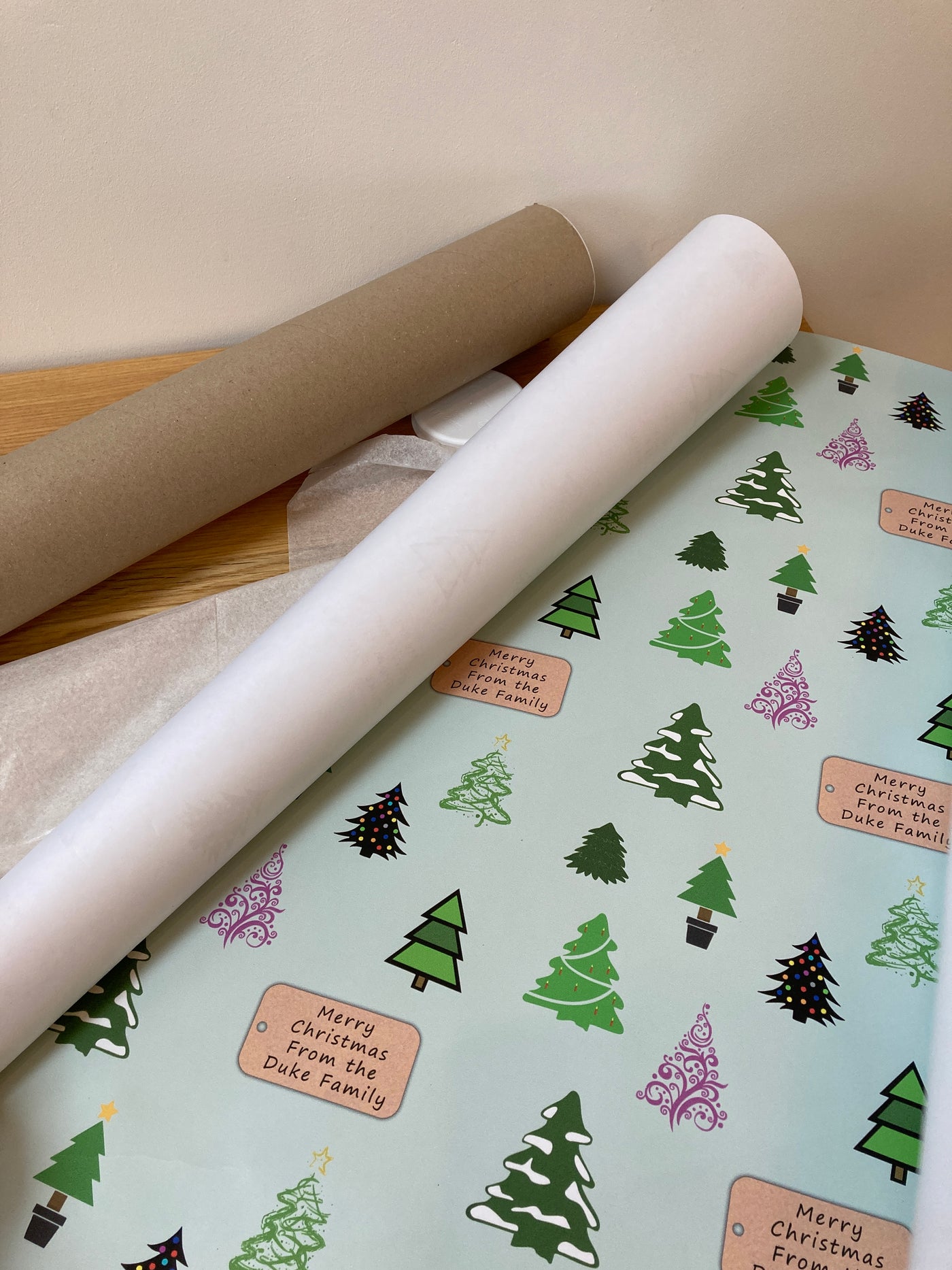 Personalised Christmas Wrapping Paper - Design 2