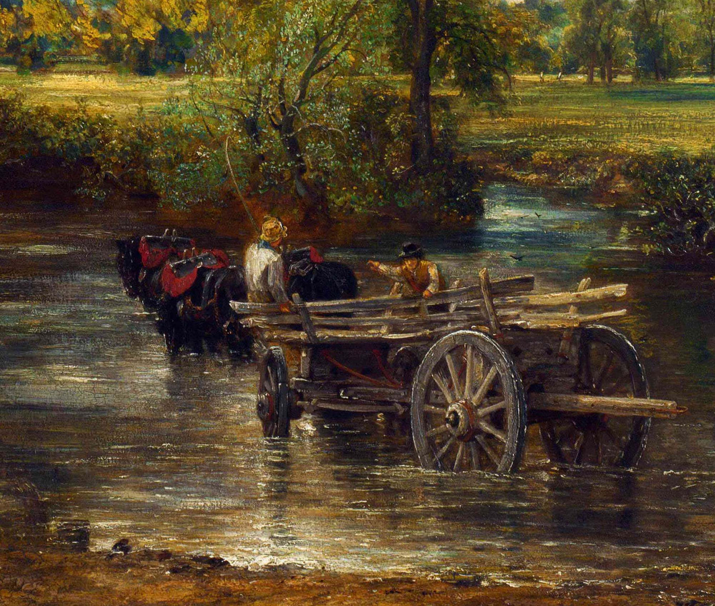 "The Hay Wain" by John Constable on Canvas, Framed Canvas, Acrylic, Framed Prints or Print-only