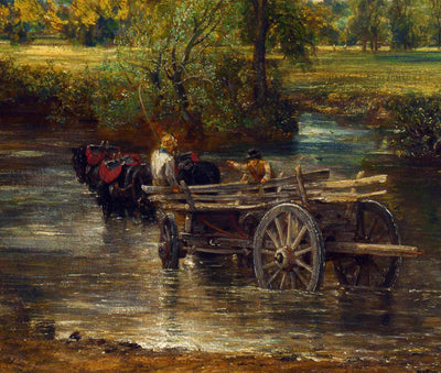 "The Hay Wain" by John Constable on Canvas, Aluminium, Acrylic, Framed Prints or Print-only