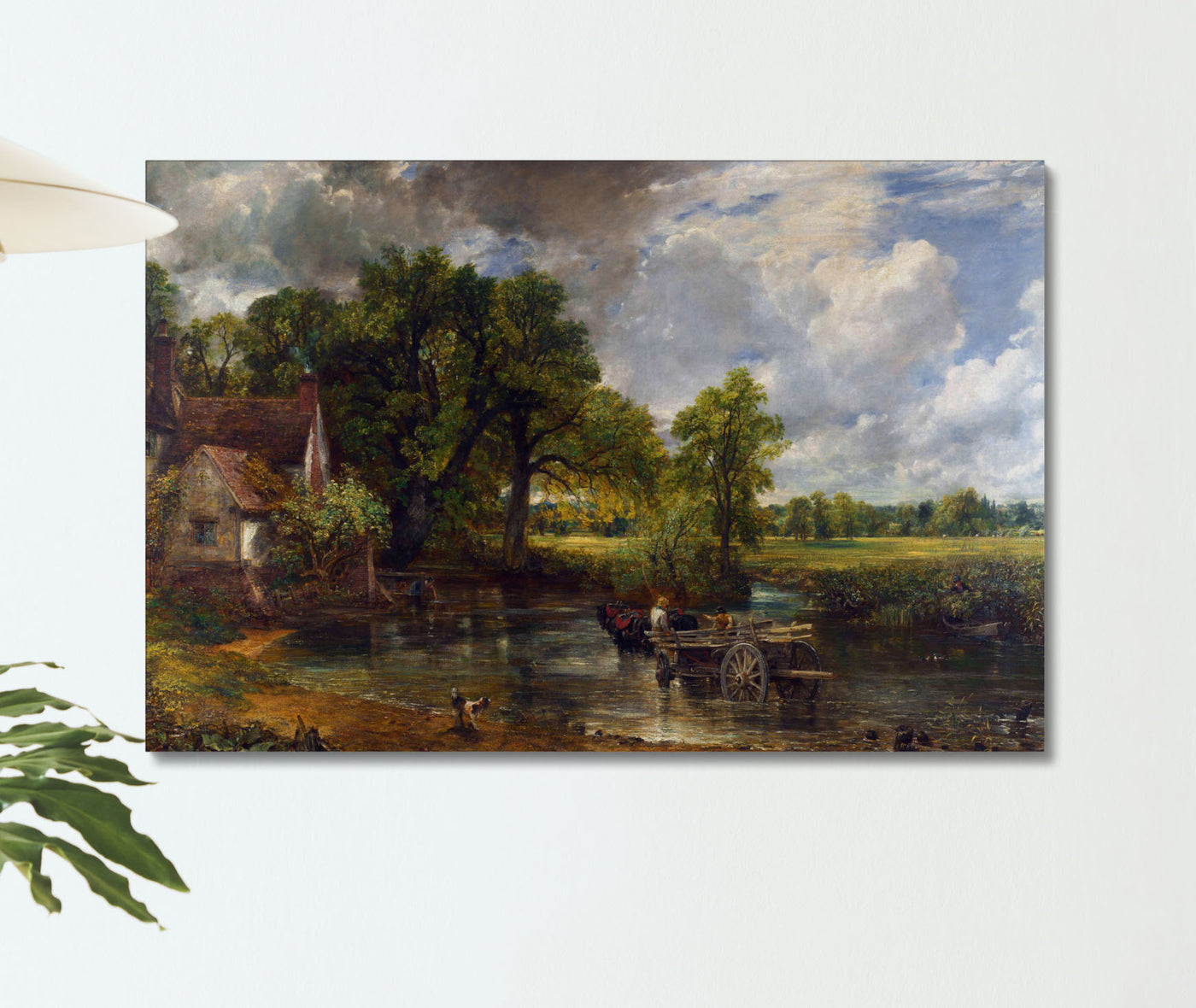 "The Hay Wain" by John Constable on Canvas, Aluminium, Acrylic, Framed Prints or Print-only