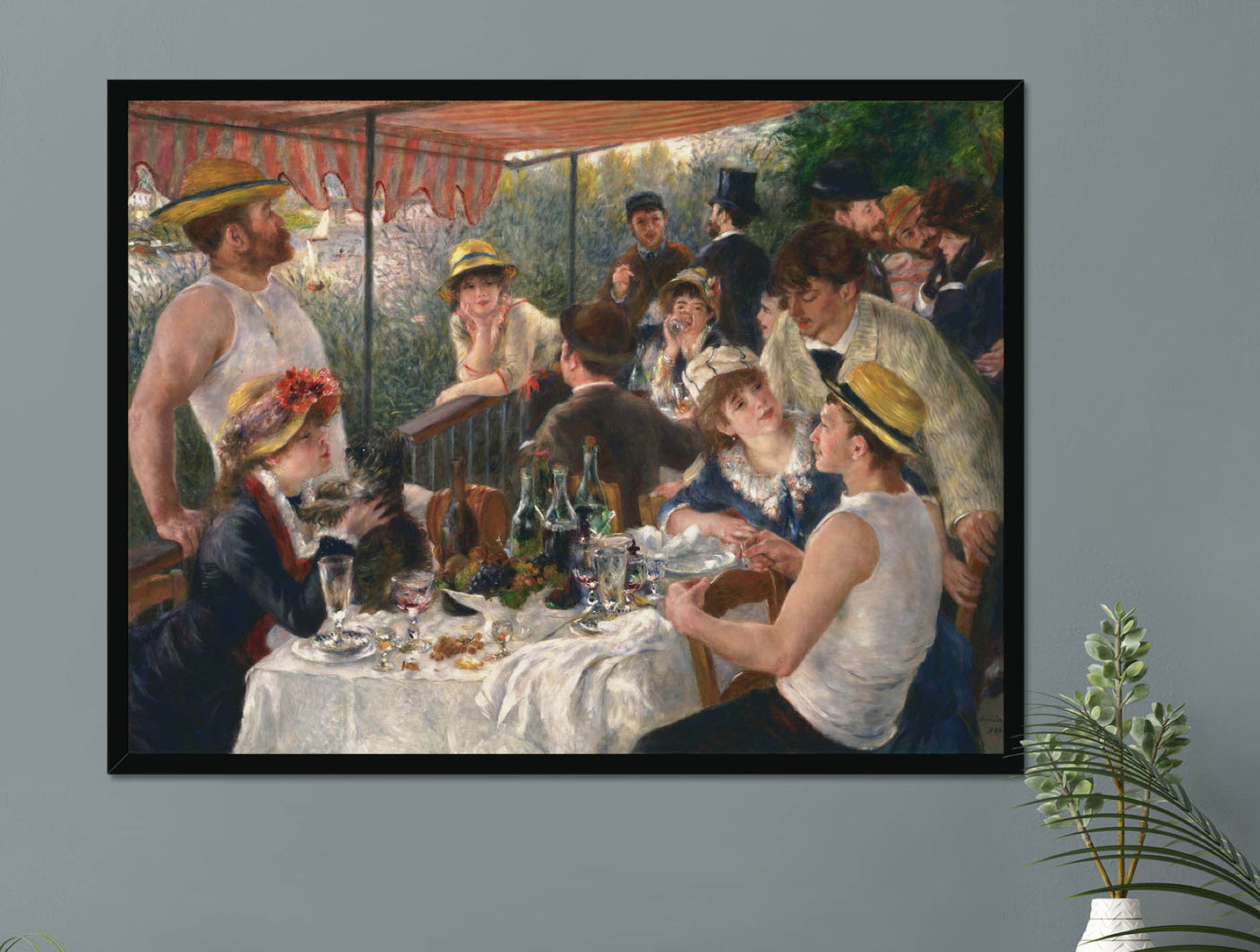 "Luncheon of the Boating Party" by Renoir on Acrylic, Canvas, Framed Prints, Aluminium or Print-only