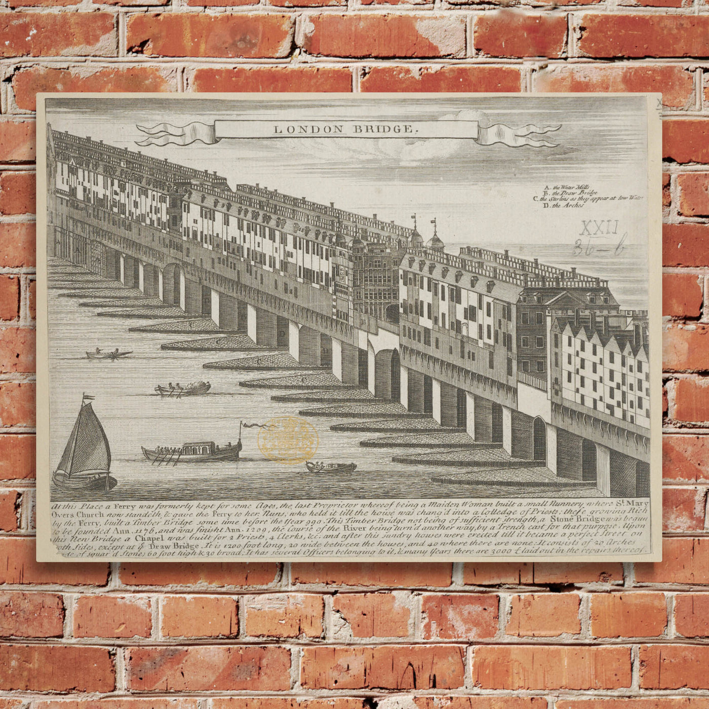 "London Bridge" on Aluminium, Acrylic, Canvas, Framed Prints or Print-only