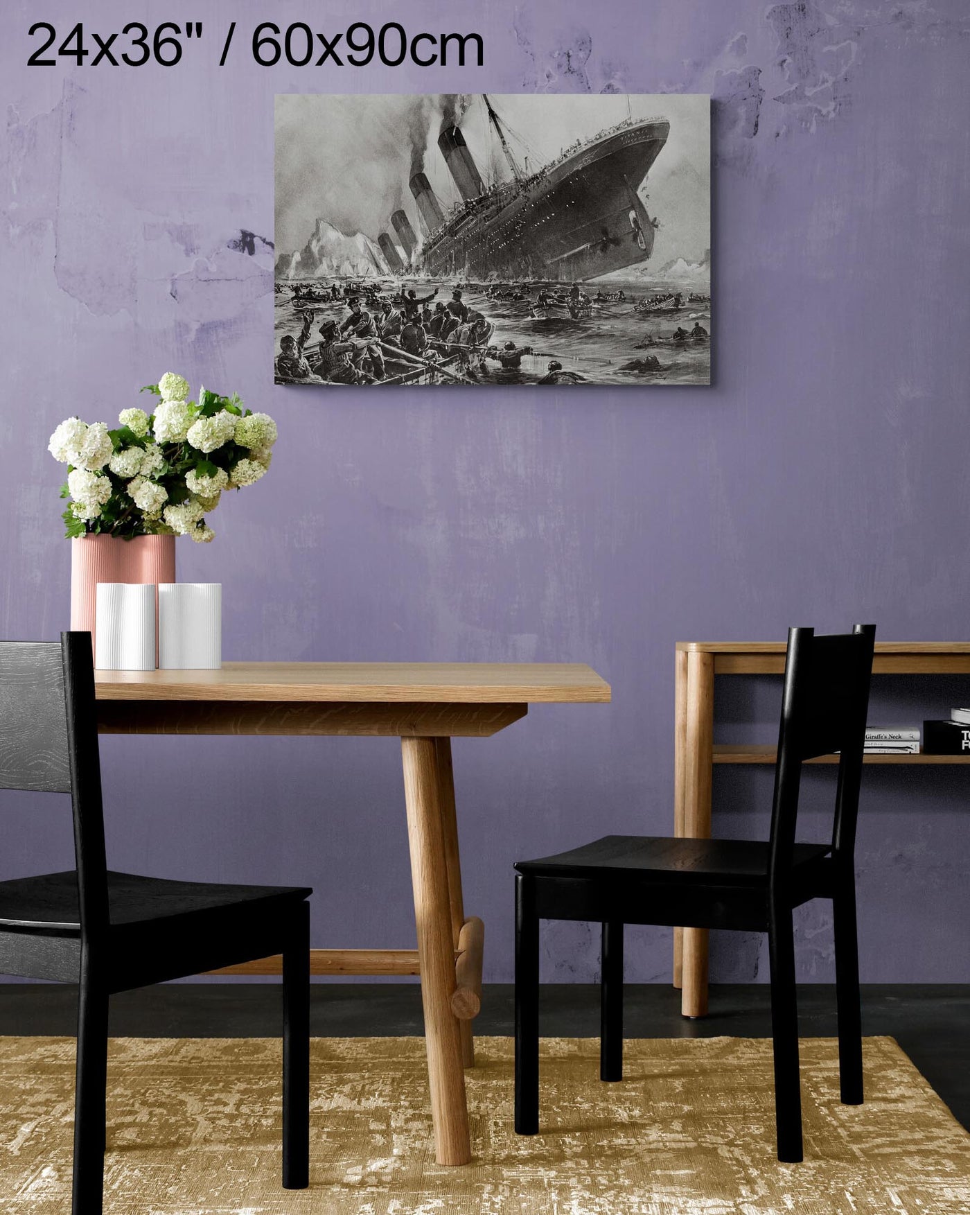 "Titanic Sinking" by Willy Stower on Framed Prints, Canvas, Framed Canvas, Acrylic or Print-only