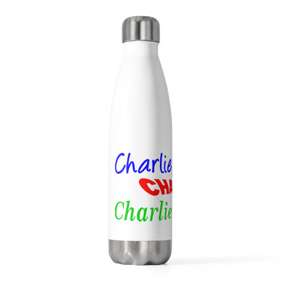 Personalised Steel Water Bottle - Colourful Name Design