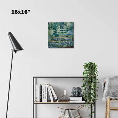 "Water Lilies" by Monet on Framed Canvas, Acrylic, Canvas, Framed Prints or Print-only