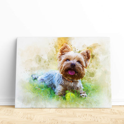 Watercolour pet portraits of your dogs and cats