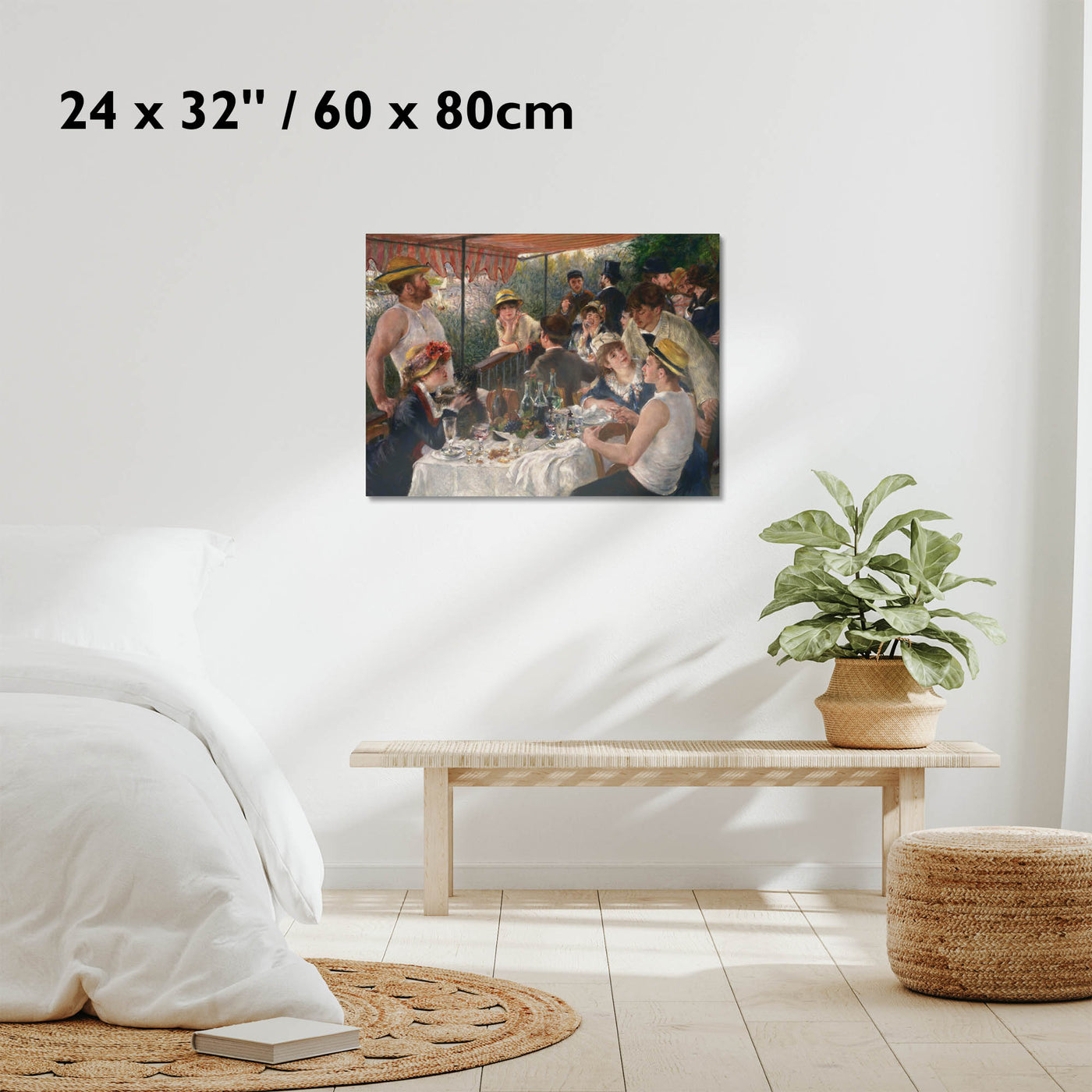 "Luncheon of the Boating Party" by Renoir on Acrylic, Canvas, Framed Prints, Aluminium or Print-only